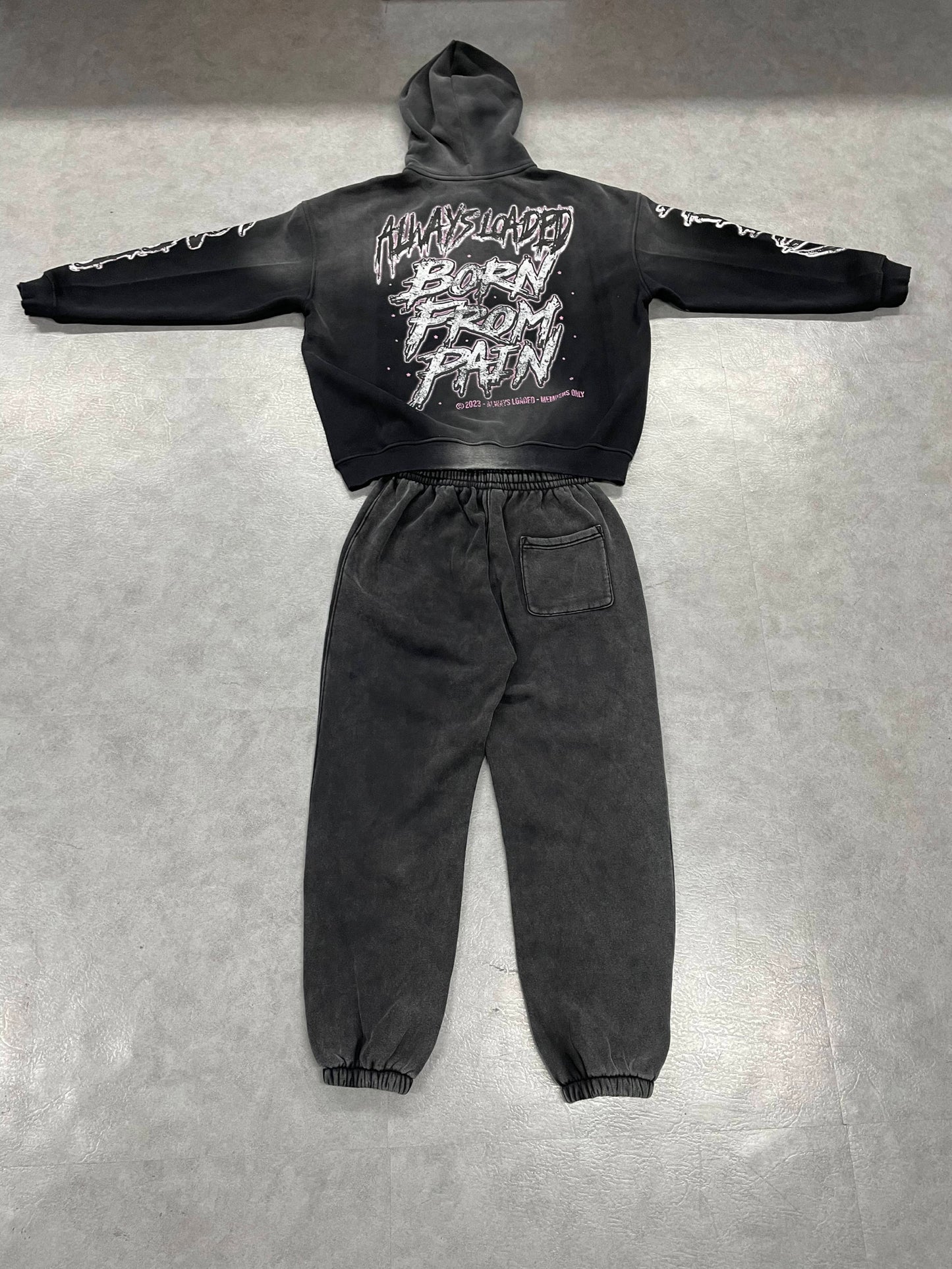 Born from pain sweatsuit